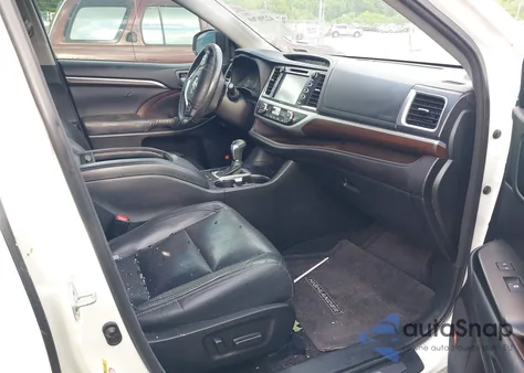 2015 Toyota Highlander Limited Platinum V6 из США, поврежденный, VIN 5TDDKRFH1FS105505